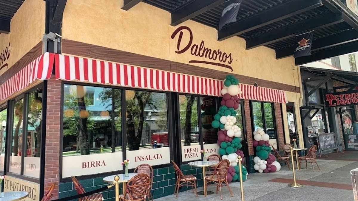Outside the soon-to-open Dalmoros Fresh Italian location