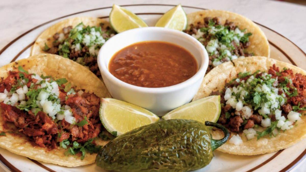 This image shows food served at Juanita's Mexican Restaurant