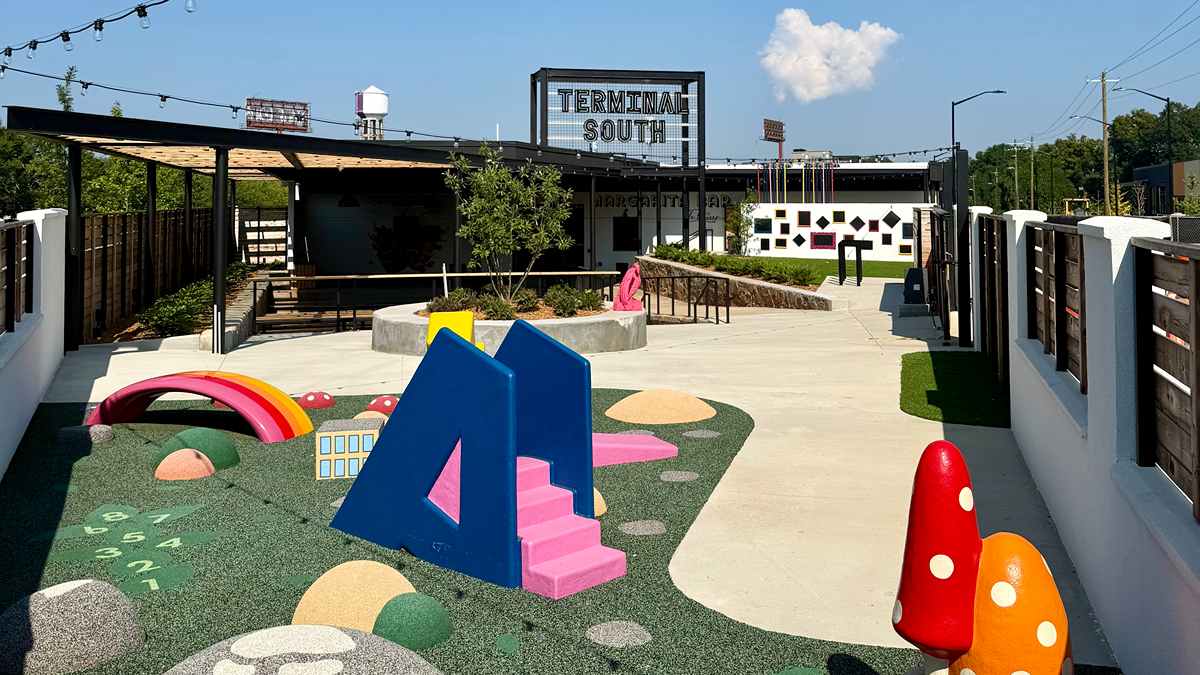 Terminal South welcomes visitors as the Atlanta Beltline Southside Trail opens.