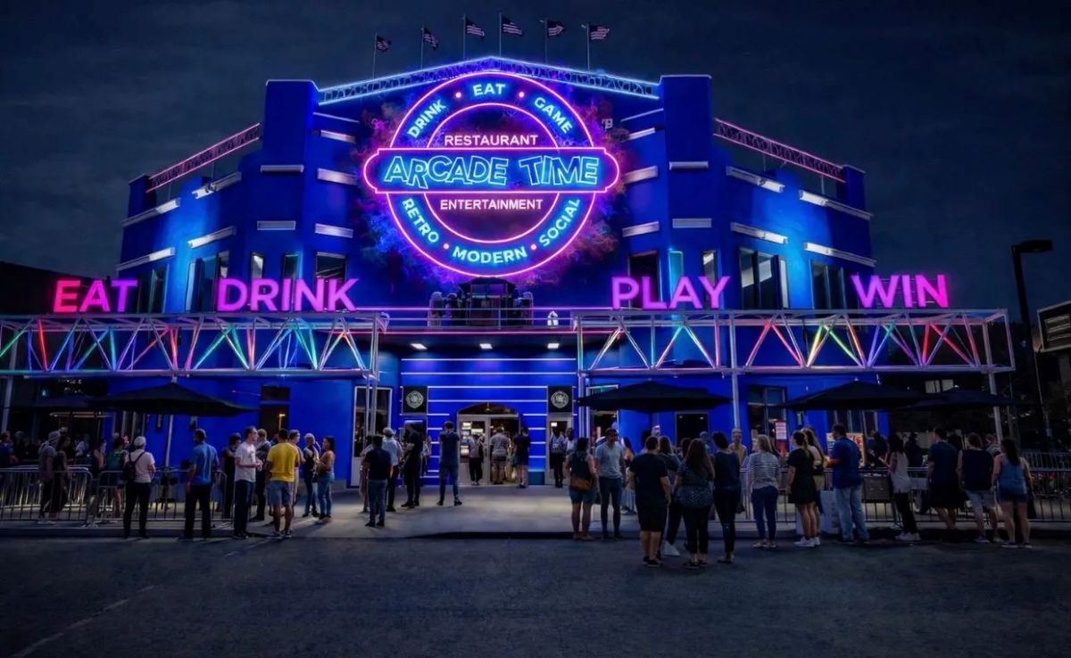 Arcade Time Entertainment to Add Food and Drink to its Fun in Wellington