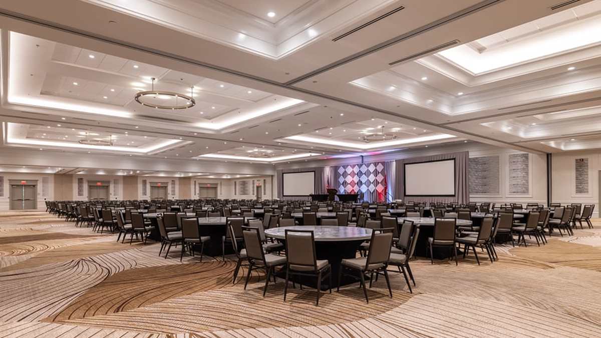 Franklin Marriott Cool Springs Hotel Completes $10 Million Renovation Franklin Marriott Cool Springs Hotel renovates its ballroom.