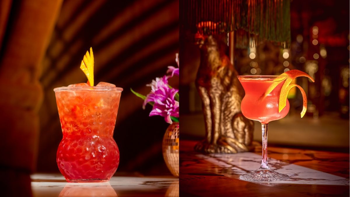 Image of cocktails from the bar menu of Drama Club