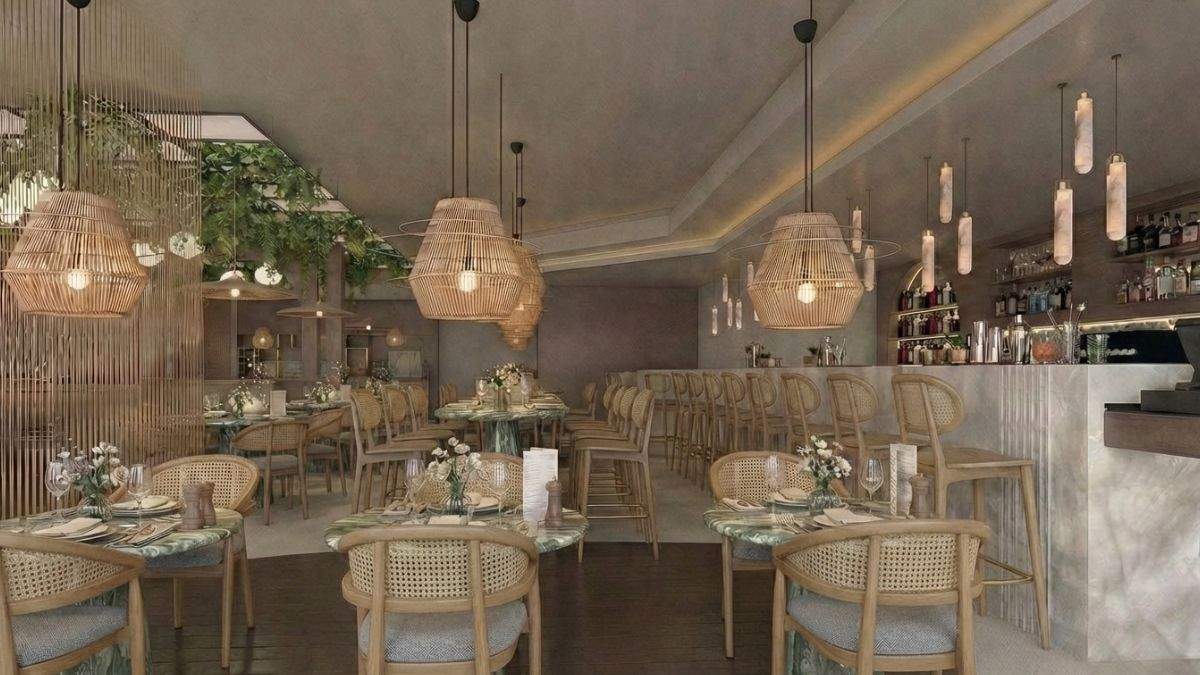 Dining area in Ember & Vine restaurant (Ember & Vine PR)