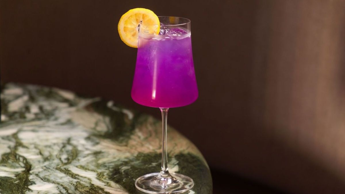 Image of a cocktail served at the restaurant (Ember & Vine PR)