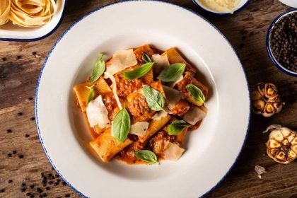 Paccheri Bolognese from Lucca’s menu (Lucca)