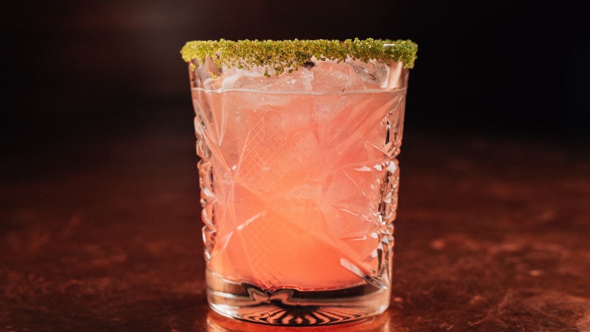 Old Town Pour House Image of Watermelon Margarita from the beverage menu (Old Town Pour House PR)