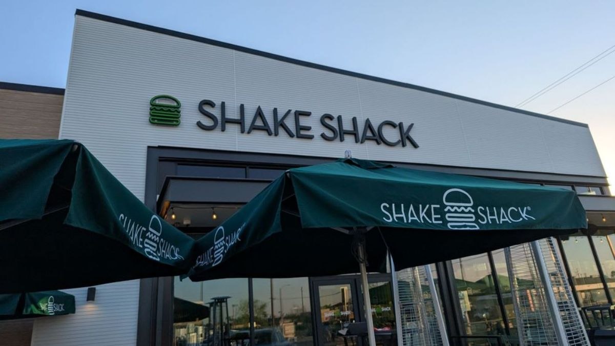 Outside a Shake Shack location in the U.S.