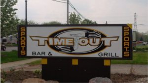 Time Out Bar and Grill signboard image