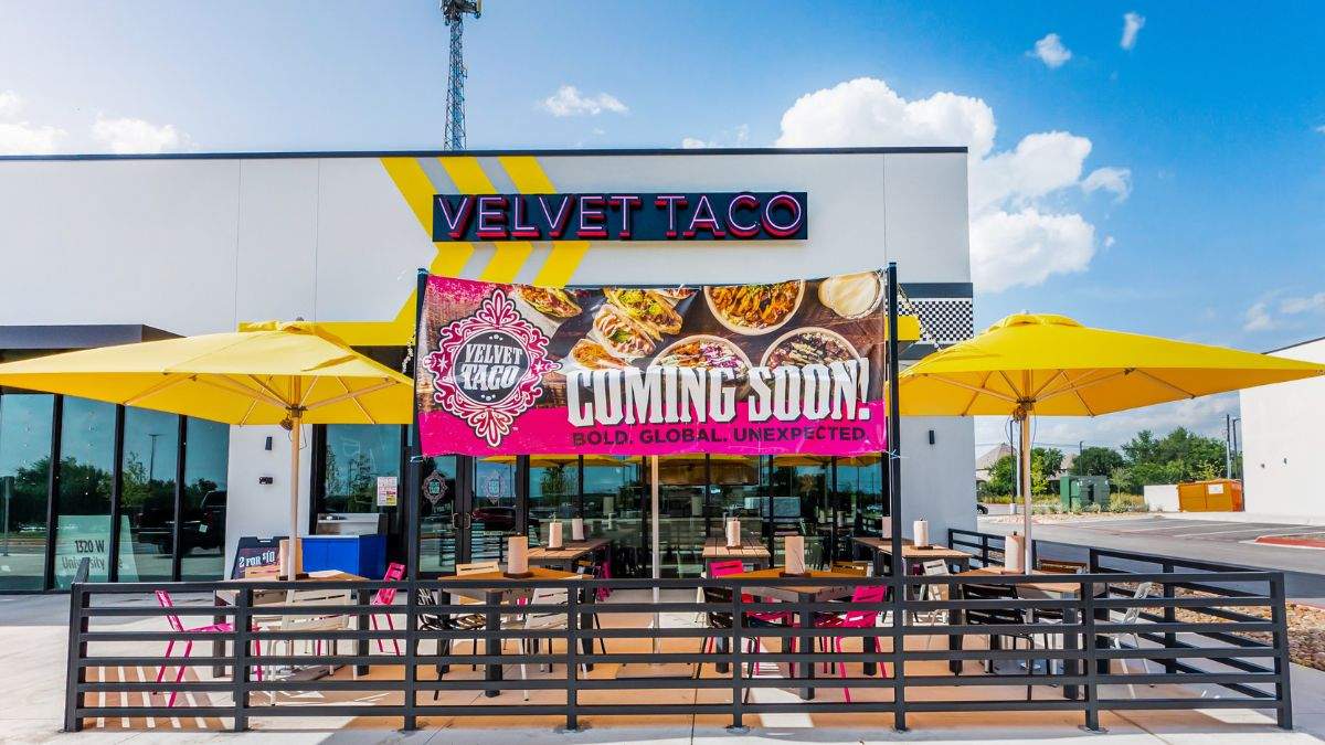 Outside the upcoming Velvet Taco location in Georgetown (Velvet Taco PR)