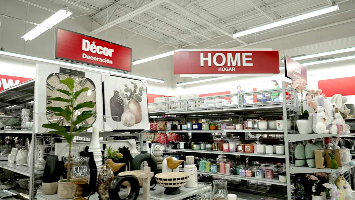 The new Burlington store features an open layout for a better experience.