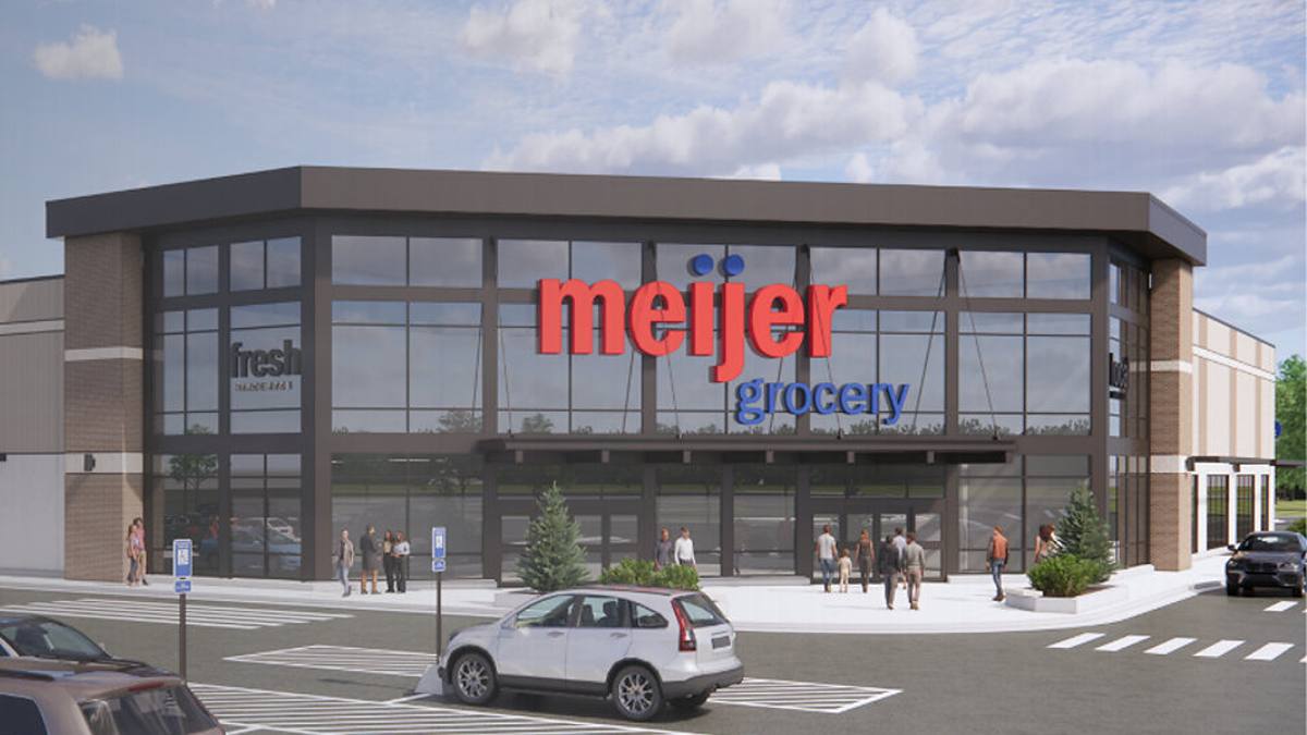 Meijer is opening its second grocery-format store.