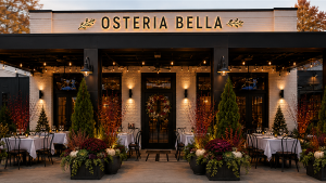 Mezza Luna Team Opening Osteria Bella In Alpharetta