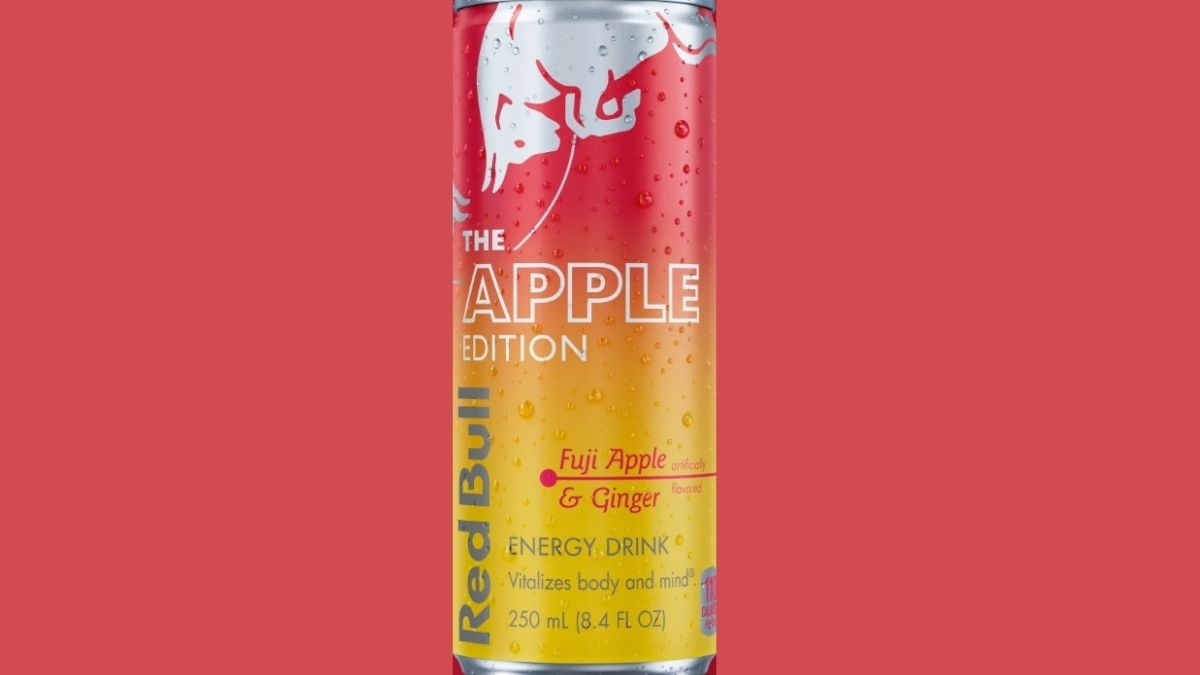 This image shows Red Bull’s Fuji Apple & Ginger flavor