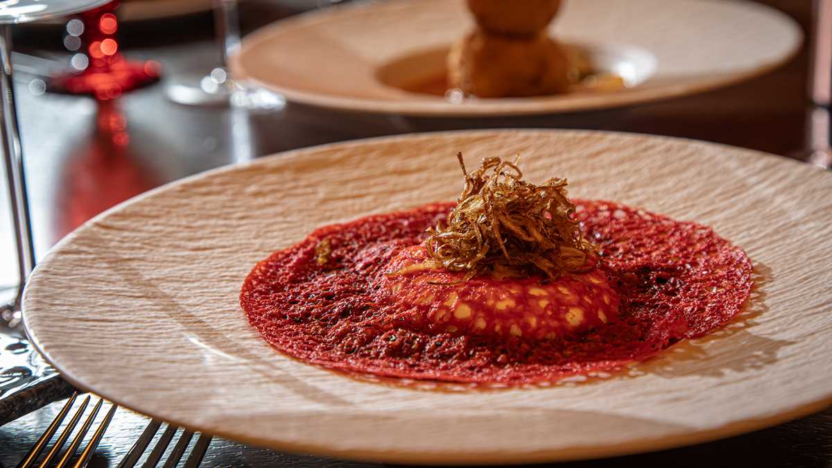 Pataaka's menu offer modern Indian cuisine.