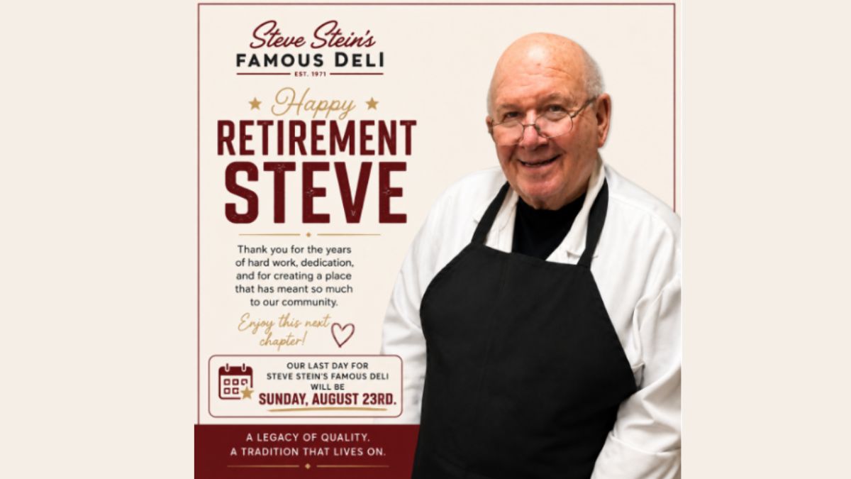 Screenshot of the deli closure announcement