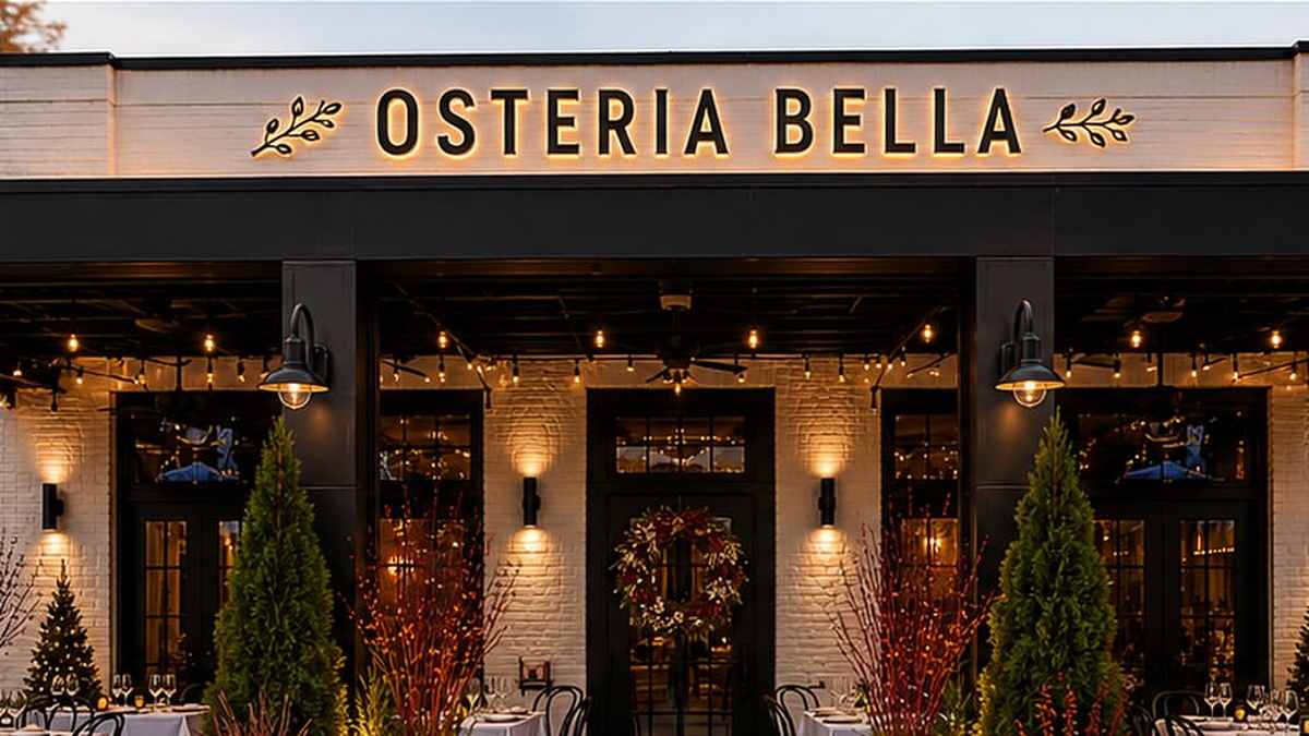 Osteria Bella among the upcoming restaurants opening in Atlanta.