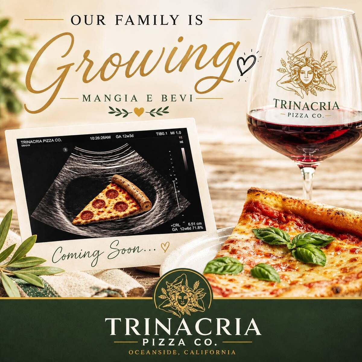 Trinacria Pizza Co. Coming to Oceanside