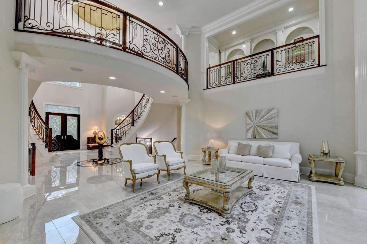 European-Inspired Architecture on a Private Wooded Estate