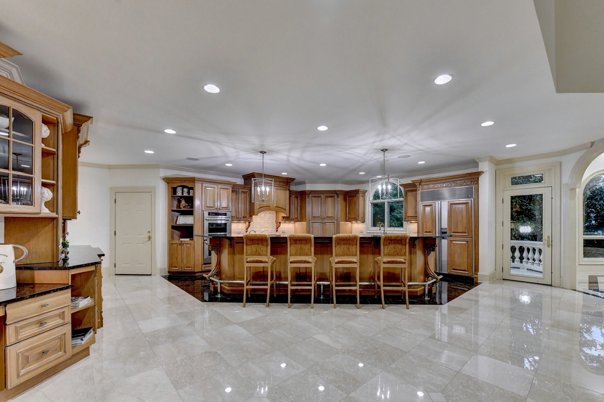 European-Inspired Architecture on a Private Wooded Estate