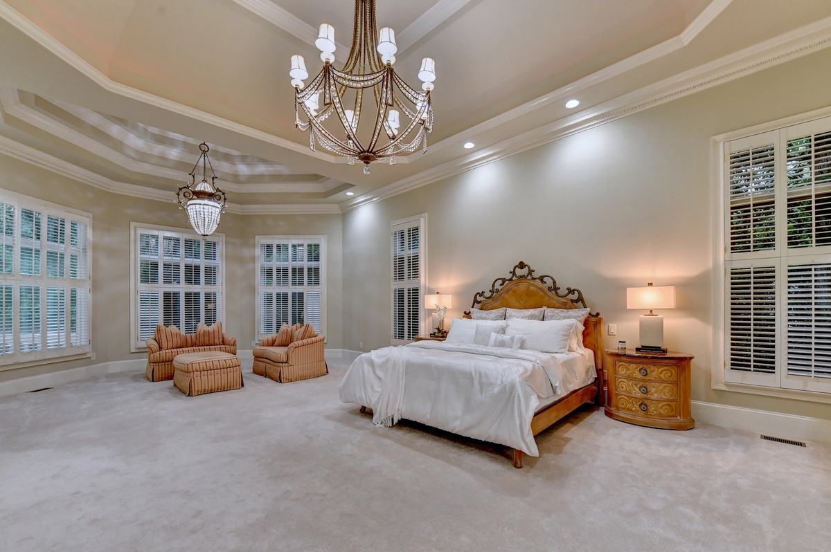 European-Inspired Architecture on a Private Wooded Estate