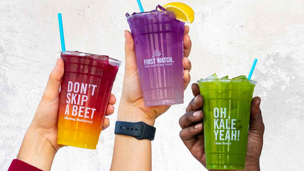 First Watch Dawsonville offers fresh juices and more.