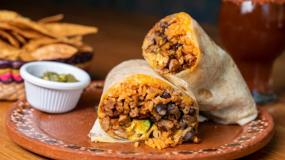 Mexican burrito food image