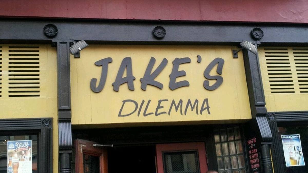 Jake's Dilemma is closing on October 18.