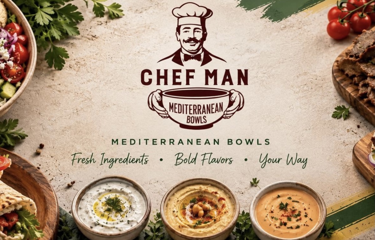 ChefMan Mediterraneant Concept to Open Near Downtown Bradley