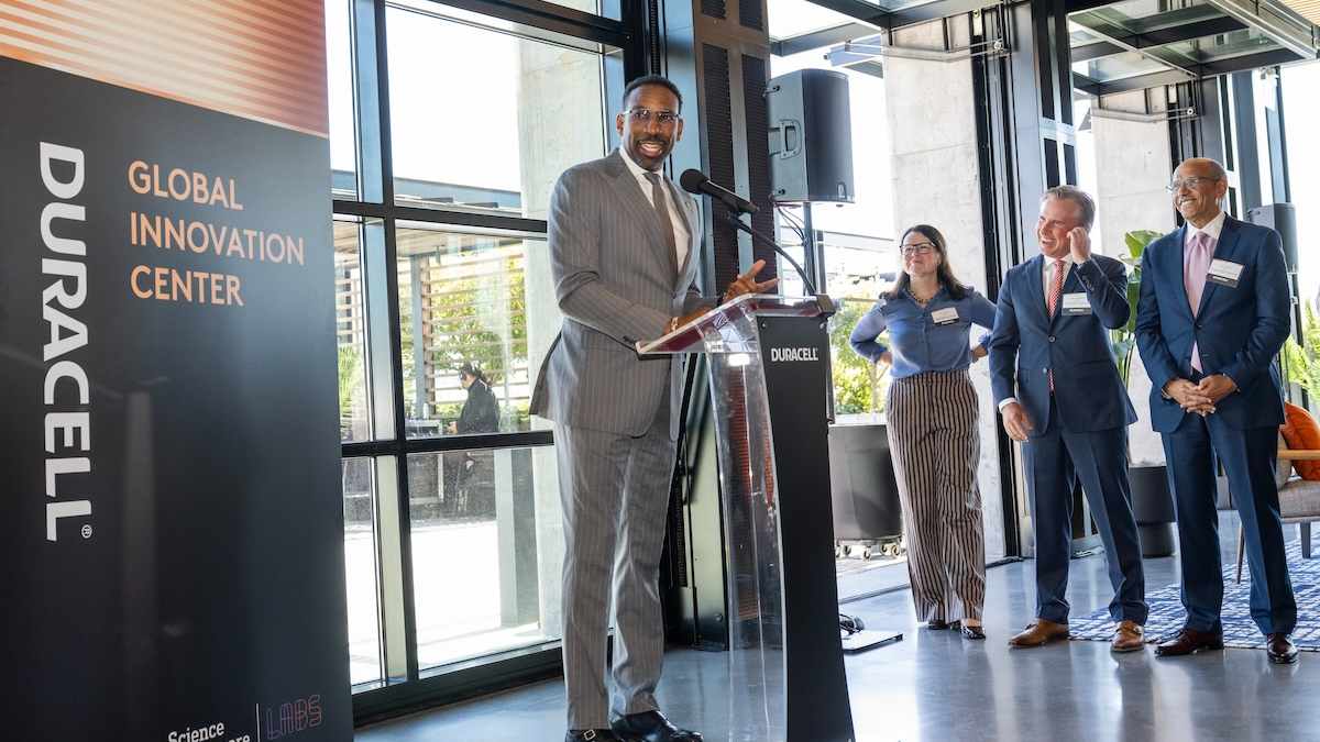 Mayor Andre Dickens and other dignitaries attended the opening event.