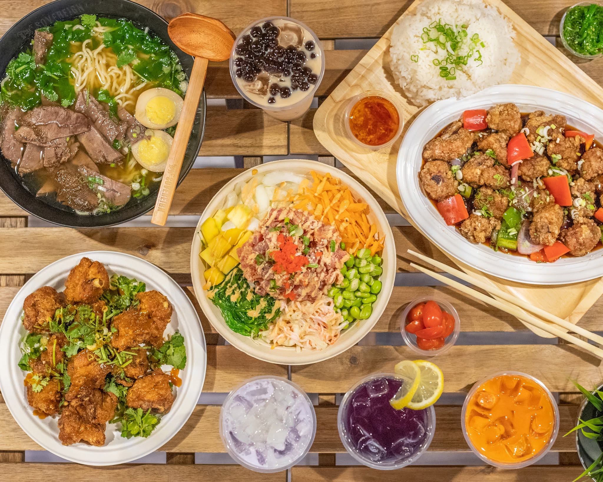 Sovereign Is Bringing Poke Bowls, Boba Tea and Pan-Asian Cuisine to Coral Springs